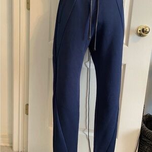 Lime & Vine Zahara Contrast Jogger Pants Navy Blue Medium
